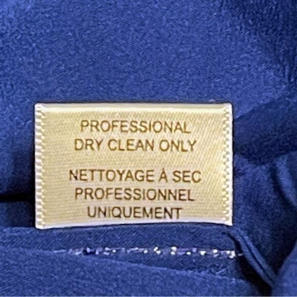 Misa Los Angeles Dress Blue Gold Medium Ambrosia Ruffle Hem Boho Festival NEW - Picture 7 of 16